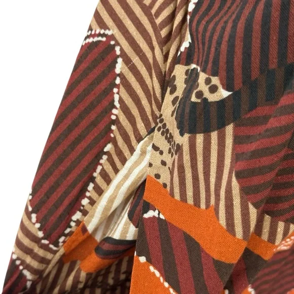 By Anthropologie Square-Neck Smocked cut out Multicolor Jumpsuit XS - Picture 11 of 14